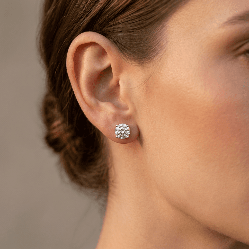 Silver Earrings — after